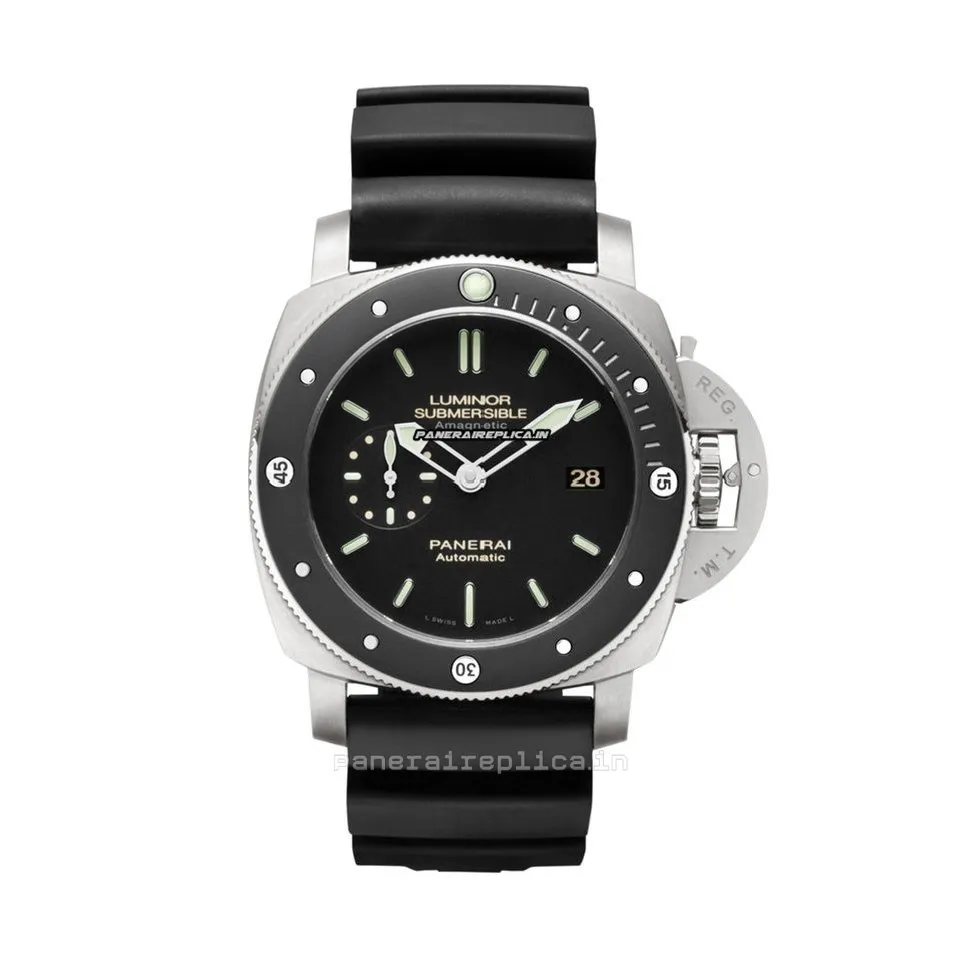 Superb Replica Panerai Luminor Submersible 47mm Titanium Case Mens/unisex Automatic Watch