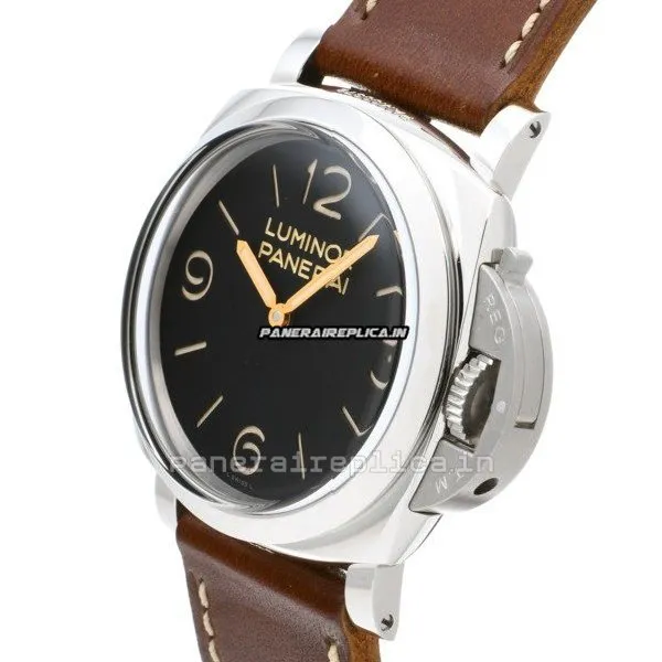 Alternative view of Nice Imitation Panerai Luminor 1950 47mm Steel Case Manual Winding Watch