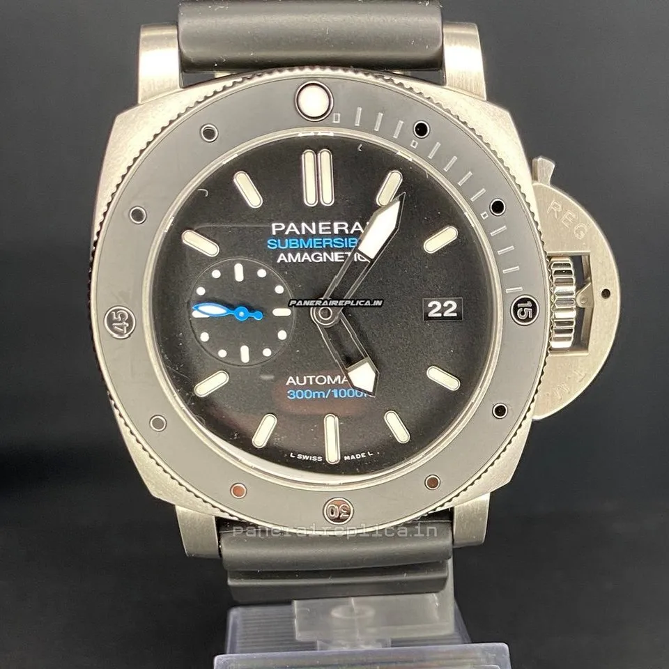 Alternative view of Design Replica Panerai Luminor Submersible 47mm Titanium Case Mens/unisex Automatic Watch