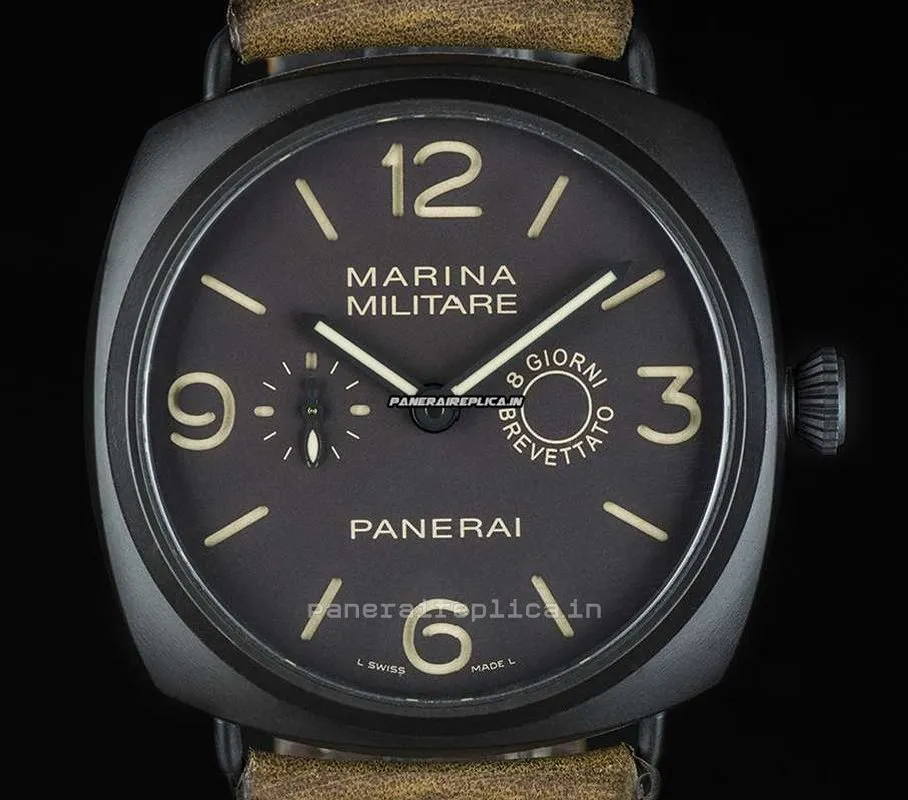 Beautiful Fake Panerai Special Editions 47mm Ceramic Case Mens/unisex Manual Winding Watch