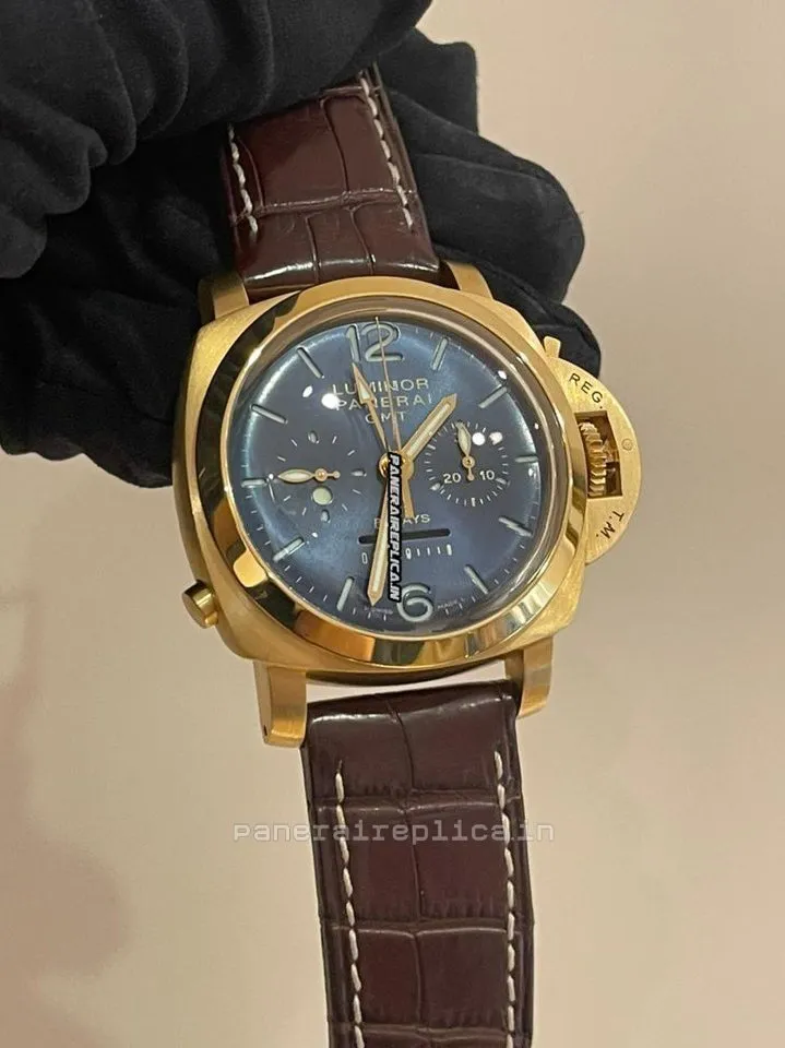 Alternative view of Good Copy Panerai Special Editions 44mm Rose Gold Case Mens/unisex Manual Winding Watch