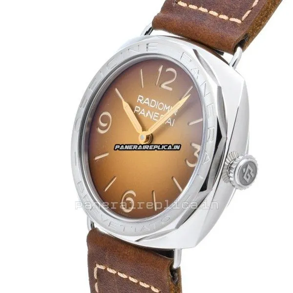 Alternative view of Unique Replica Panerai Special Editions 47mm Steel Case Manual Winding Watch