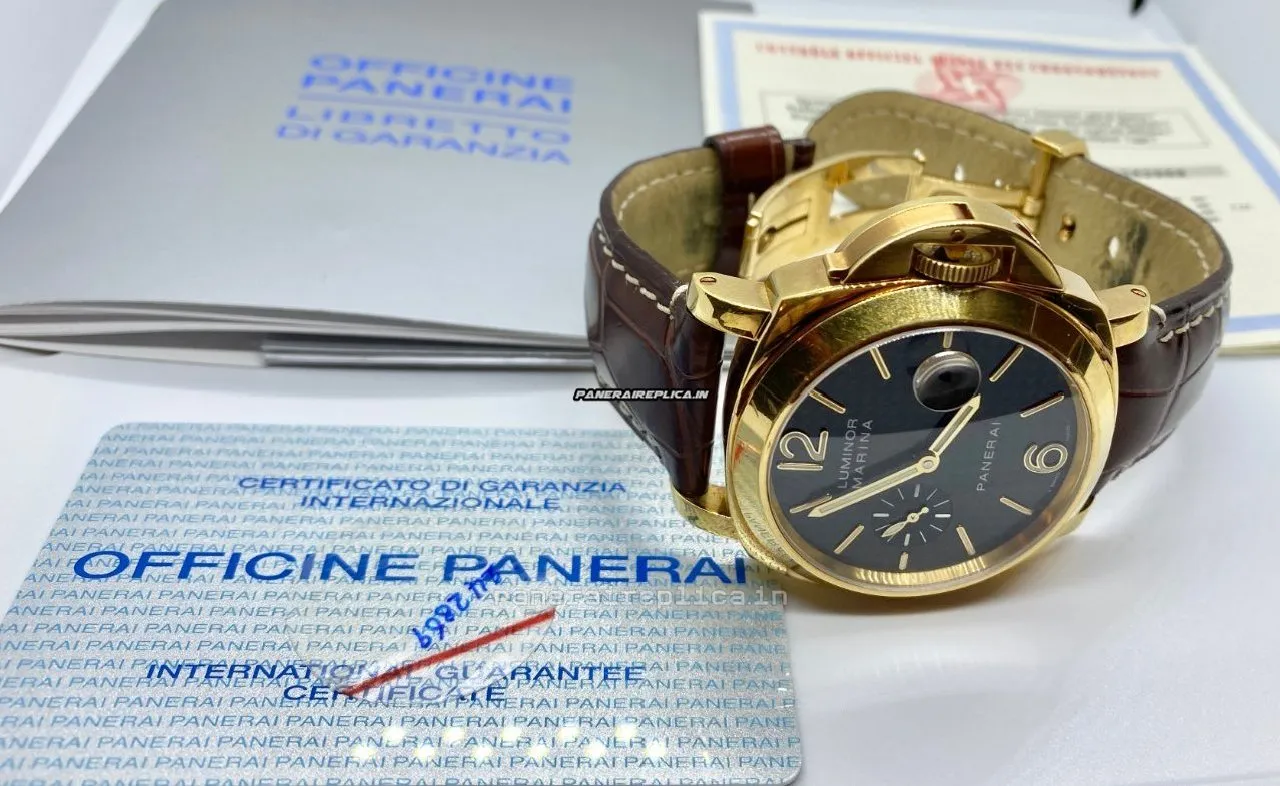 Recommend Copies Panerai Radiomir 1940 44mm Yellow Gold Case Mens/unisex Automatic Watch