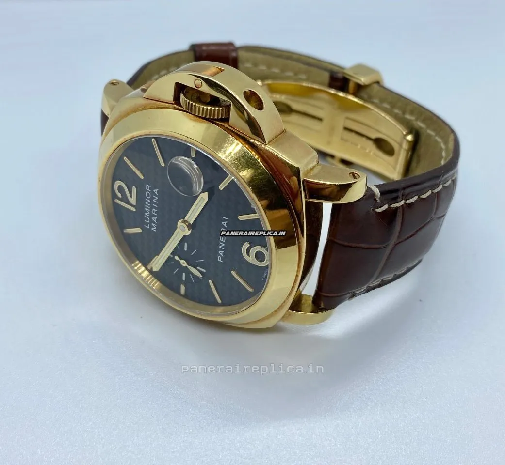 Alternative view of Recommend Copies Panerai Radiomir 1940 44mm Yellow Gold Case Mens/unisex Automatic Watch