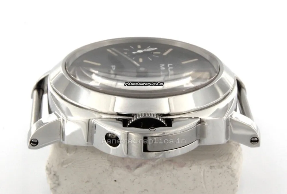 Alternative view of Offering Knockoff Panerai Luminor 44mm Steel Case Mens/unisex Manual Winding Watch