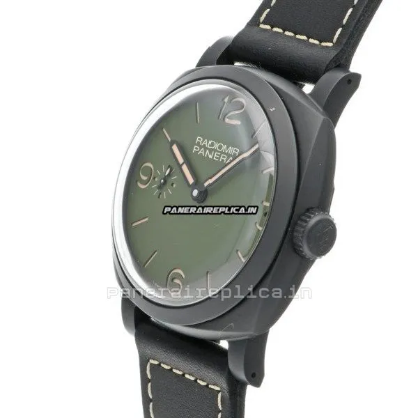 Alternative view of Reliable Knockoff Panerai Panerai Watches 48mm Ceramic Case Manual Winding Watch