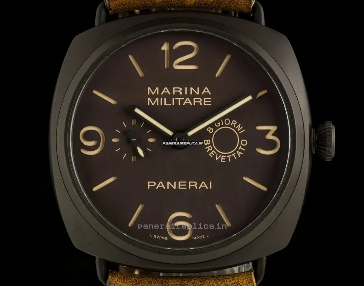 Special Clone Panerai Special Editions 47mm Ceramic Case Mens/unisex Manual Winding Watch