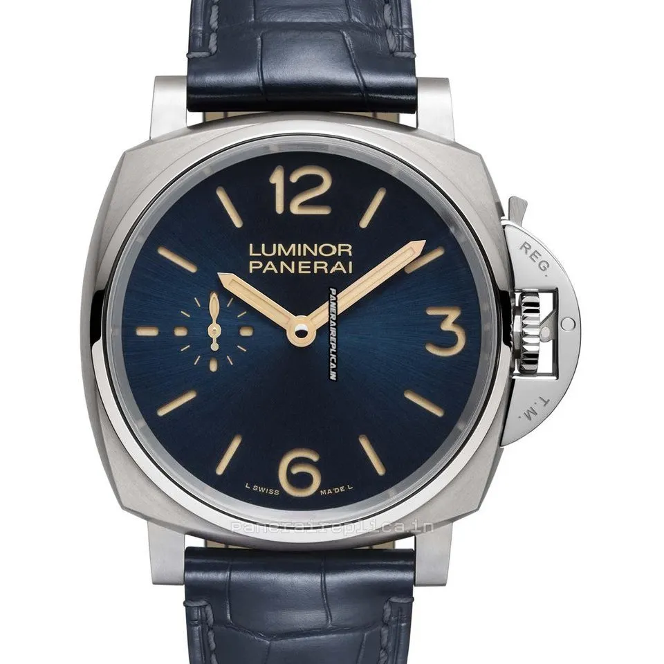 Trustworthy Fake Panerai Luminor Due 42mm Titanium Case Mens/unisex Manual Winding Watch