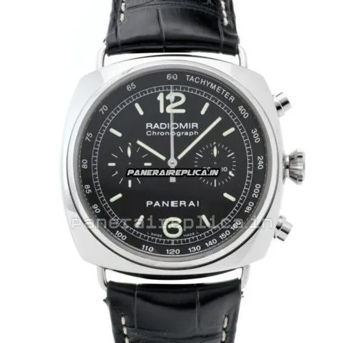 Perfect Replica Panerai Radiomir Chronograph 45mm Steel Case Automatic Watch