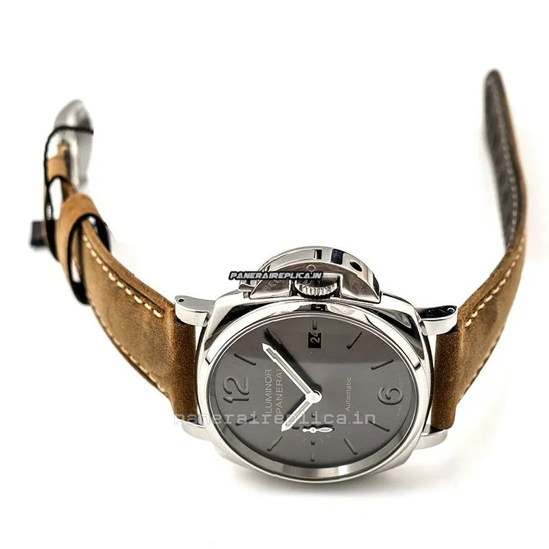 Alternative view of Exquisite Knockoff Panerai Luminor Due 42mm Steel Case Mens/unisex Automatic Watch
