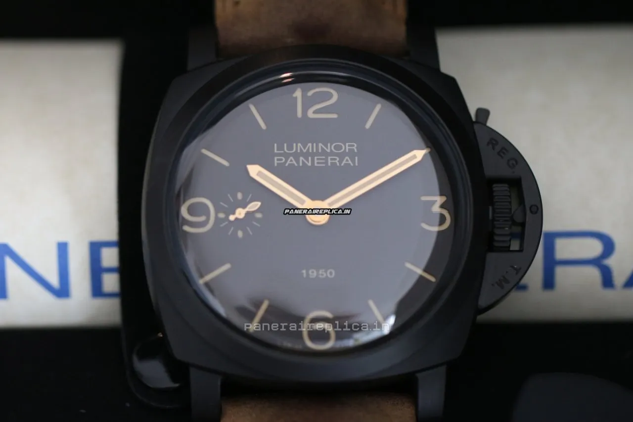 Amazing Clone Panerai Special Editions 47mm Ceramic Case Mens/unisex Manual Winding Watch