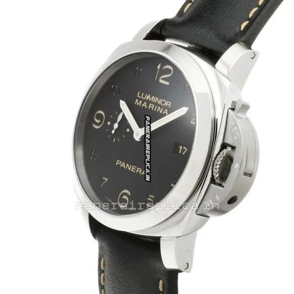 Alternative view of Top Replica Panerai Luminor Marina 44mm Steel Case Automatic Watch