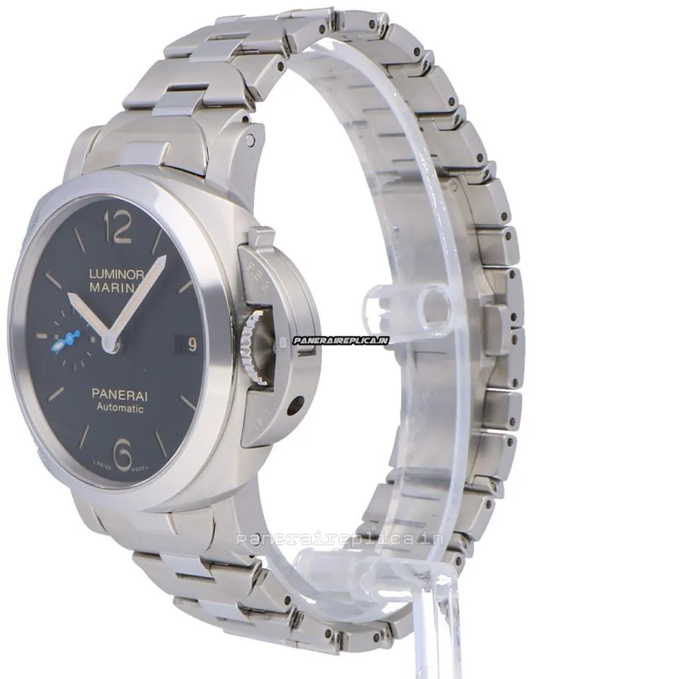 Alternative view of Well Made Imitation Panerai Luminor Marina 42mm Steel Case Mens/unisex Automatic Watch