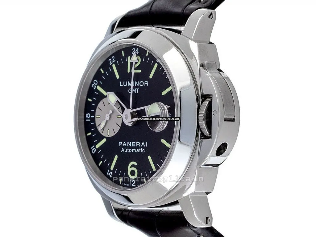 Alternative view of Stylish Copy Panerai Luminor Gmt Automatic 44mm Steel Case Mens/unisex Automatic Watch