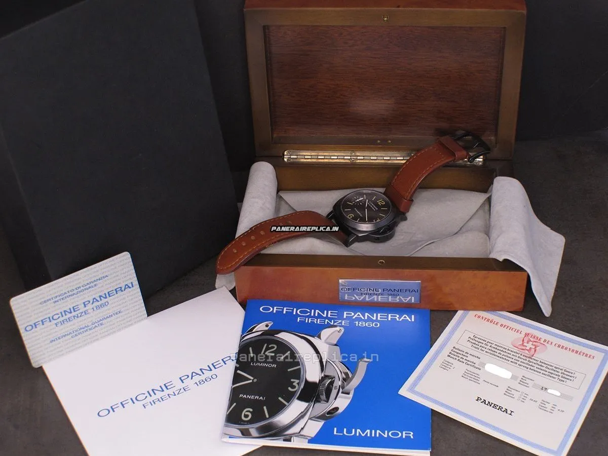Alternative view of Neat Replica Panerai Luminor Marina 44mm Steel Case Mens/unisex Manual Winding Watch