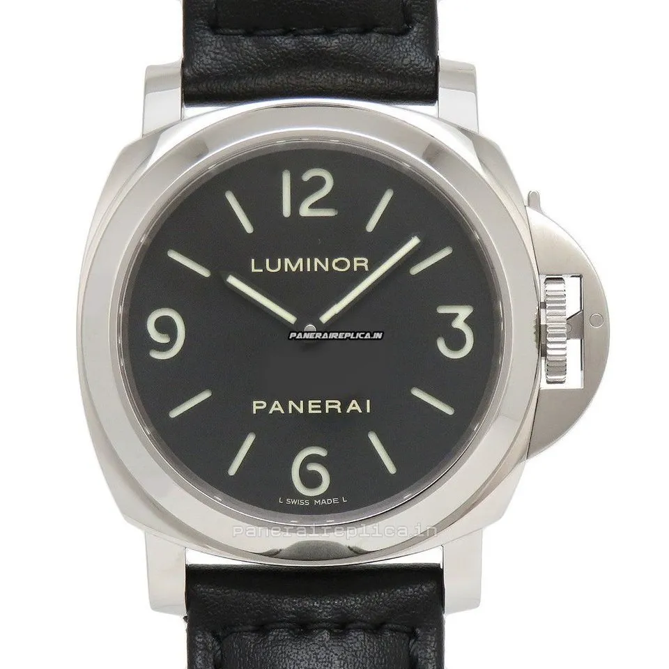 Superior Replicas Panerai Luminor Base 44mm Steel Case Mens/unisex Manual Winding Watch