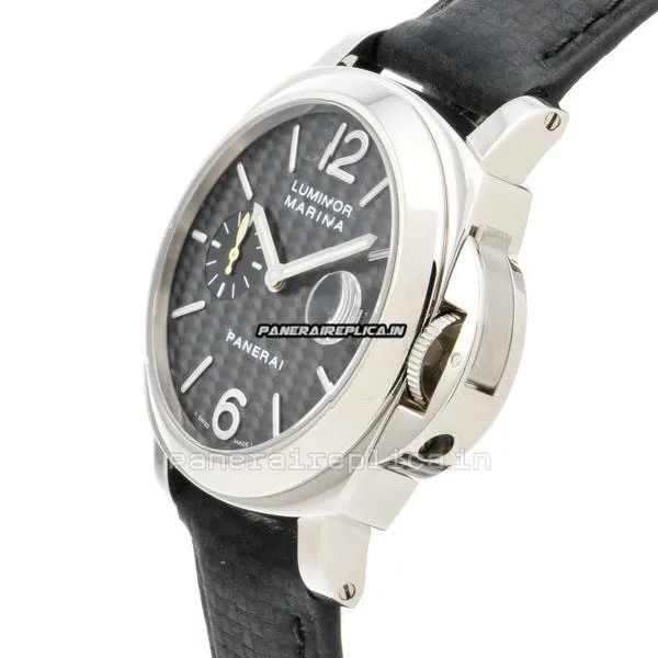 Alternative view of Lovely Copies Panerai Panerai Watches 44mm White Gold Case Automatic Watch