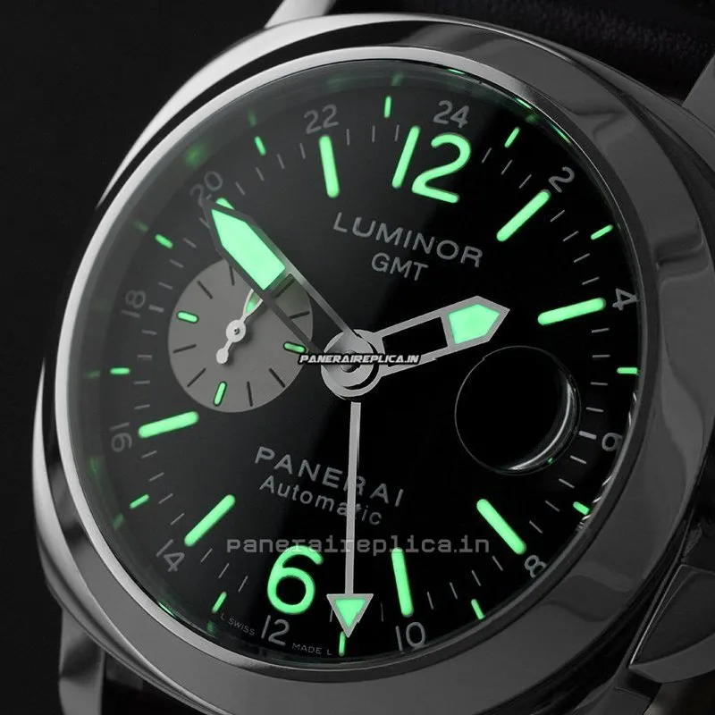 Alternative view of Luxury Imitation Panerai Luminor Gmt Automatic 44mm Steel Case Mens/unisex Automatic Watch