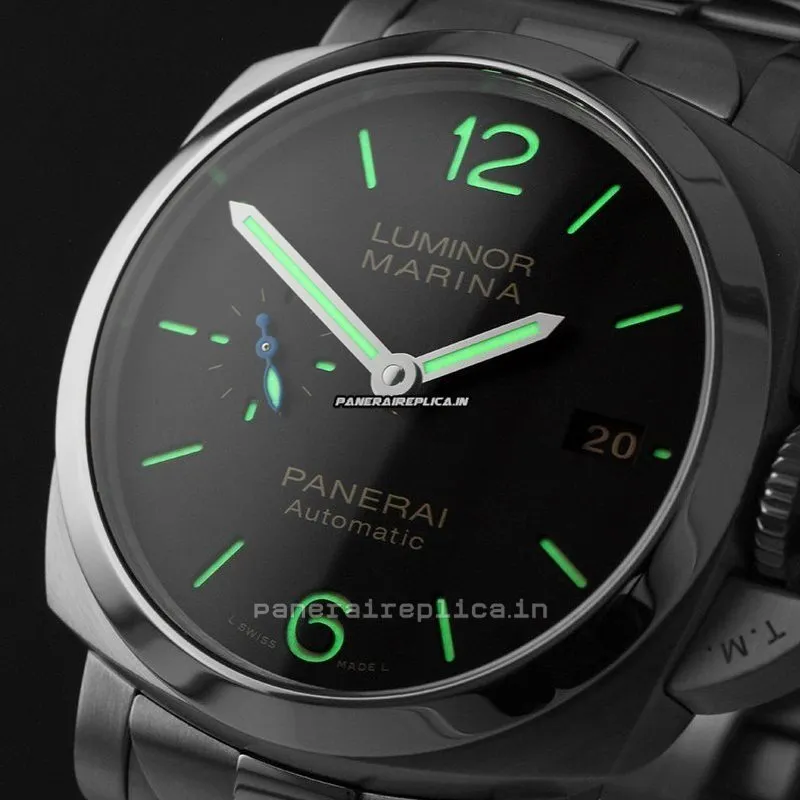 Alternative view of Affordable Imitation Panerai Luminor Marina 42mm Steel Case Mens/unisex Automatic Watch