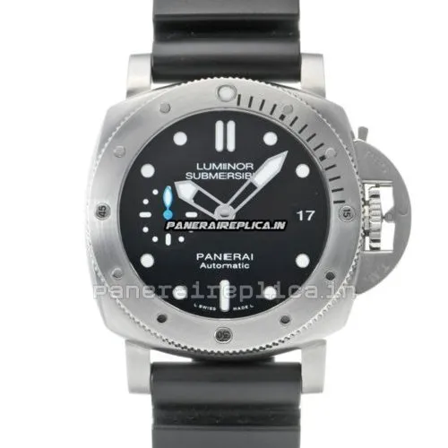 Exquisite Knockoff Panerai Luminor Submersible 42mm Steel Case Automatic Watch