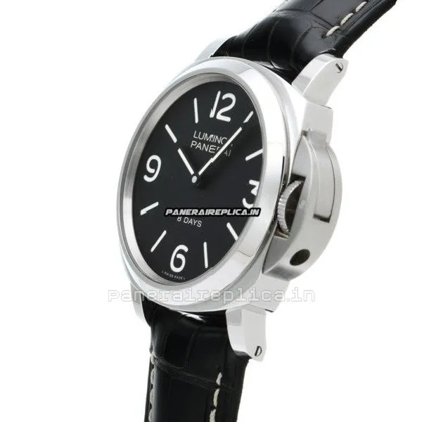 Alternative view of Fine Imitation Panerai Luminor Base 44mm Steel Case Manual Winding Watch