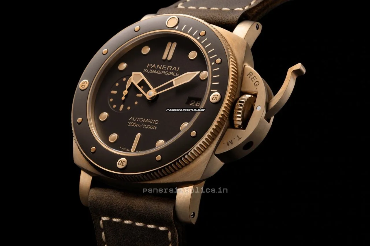 Excellent Copies Panerai Luminor Submersible 47mm Bronze Case Mens/unisex Automatic Watch
