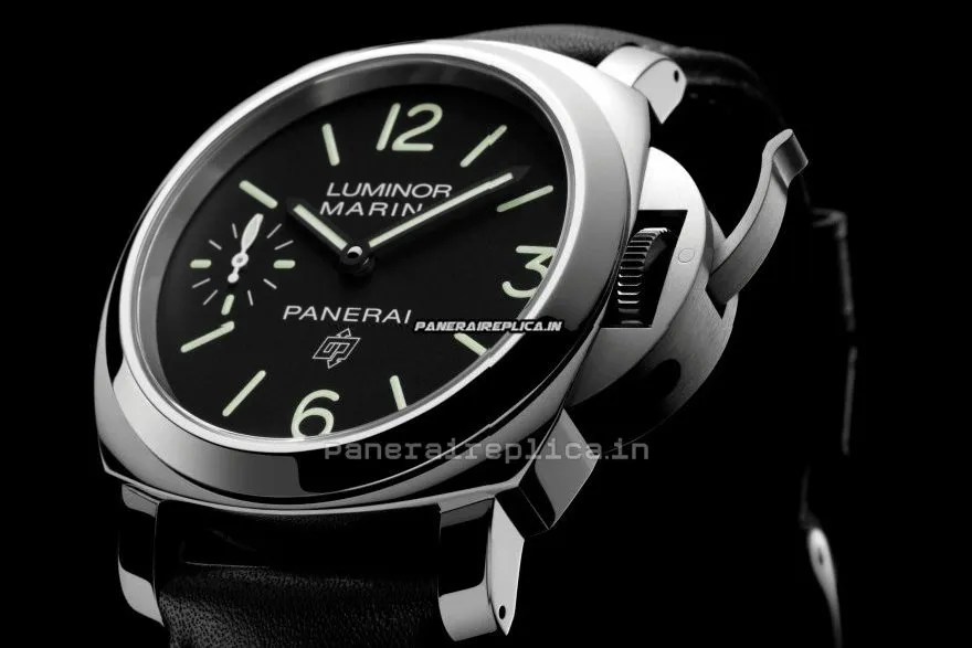 Alternative view of Suitable Imitation Panerai Luminor Marina 44mm Steel Case Mens/unisex Manual Winding Watch