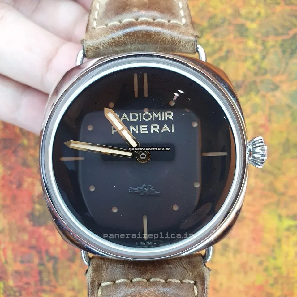 Perfect Replica Panerai Radiomir 3 Days Gmt 47mm Steel Case Mens/unisex Manual Winding Watch
