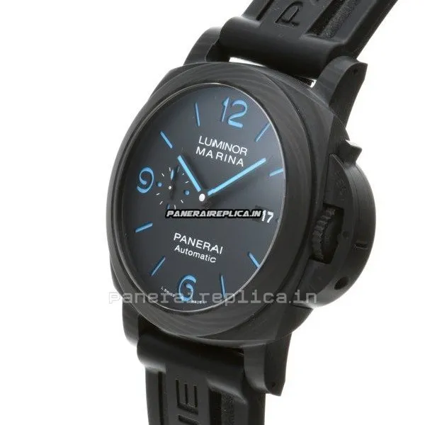 Alternative view of Ideal Imitation Panerai Panerai Watches 44mm Carbon Case Automatic Watch