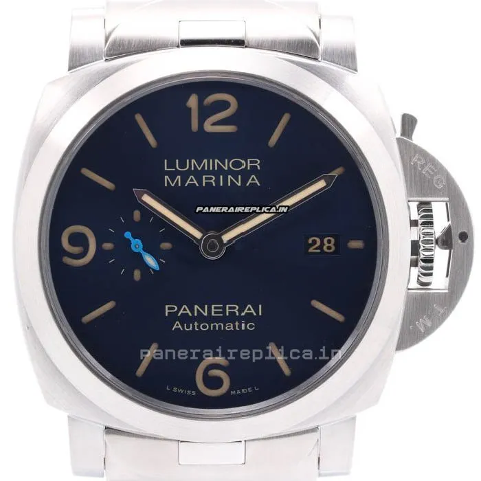 Alternative view of Suitable Replica Panerai Luminor Marina 44mm Steel Case Mens/unisex Automatic Watch