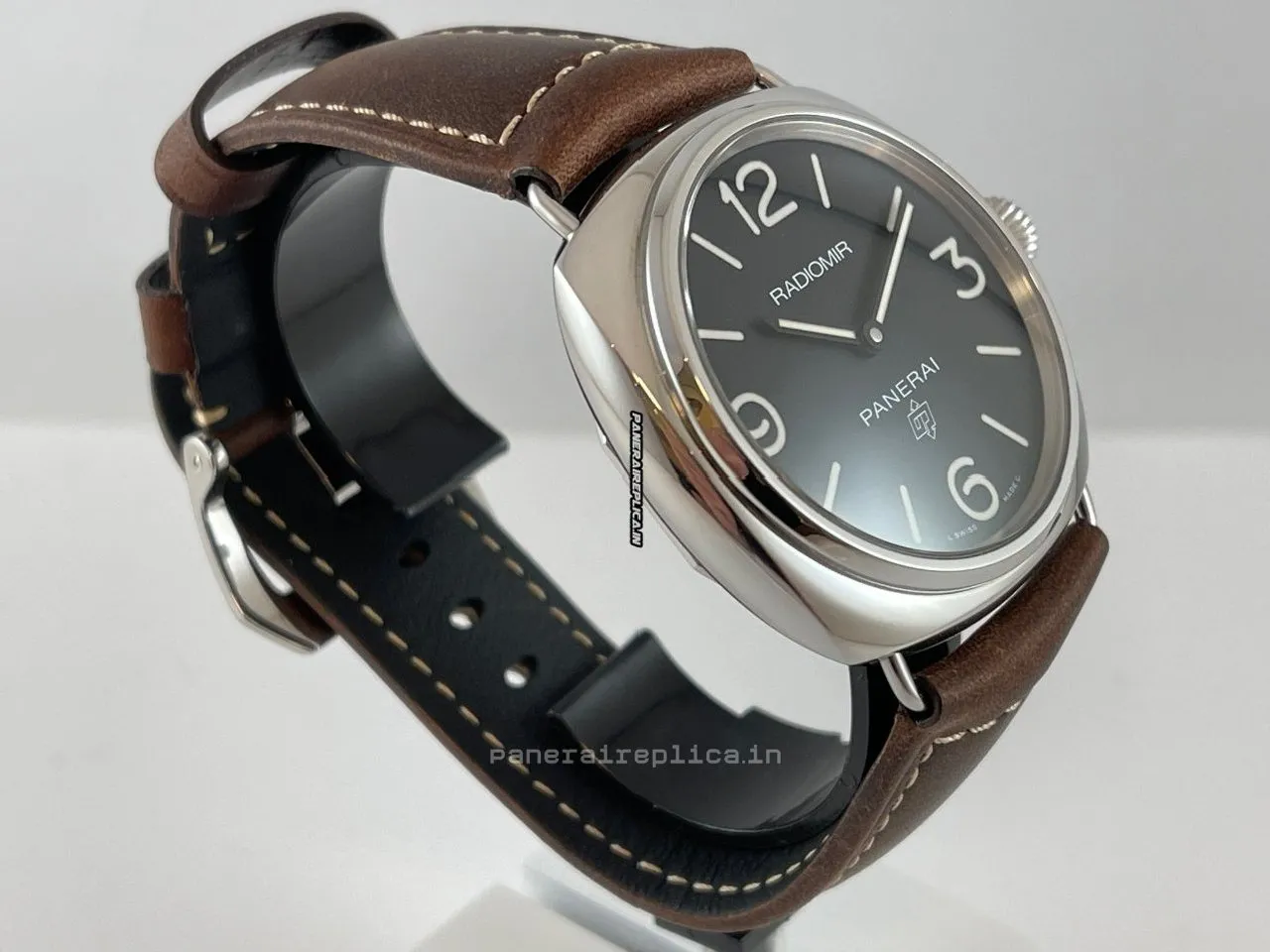 Alternative view of Wholesale Copies Panerai Radiomir 45mm Steel Case Mens/unisex Manual Winding Watch