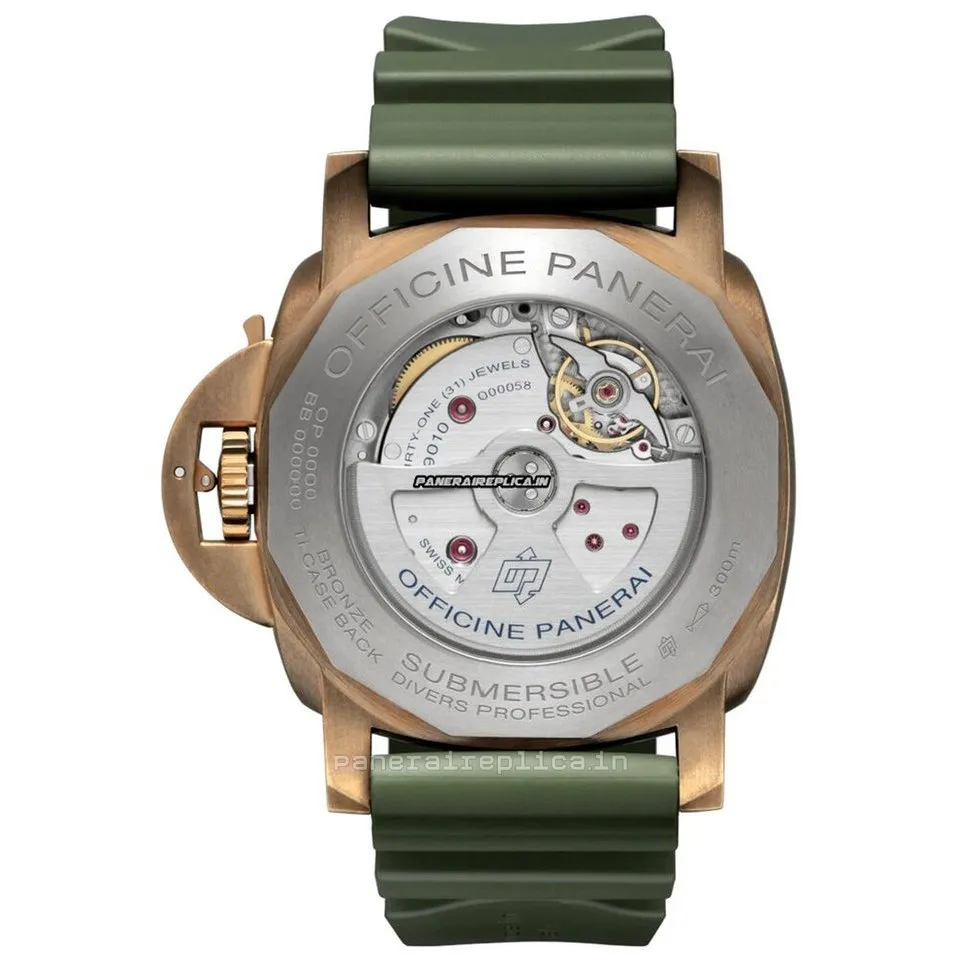 Alternative view of Beautiful Fake Panerai Luminor Submersible 47mm Bronze Case Mens/unisex Automatic Watch
