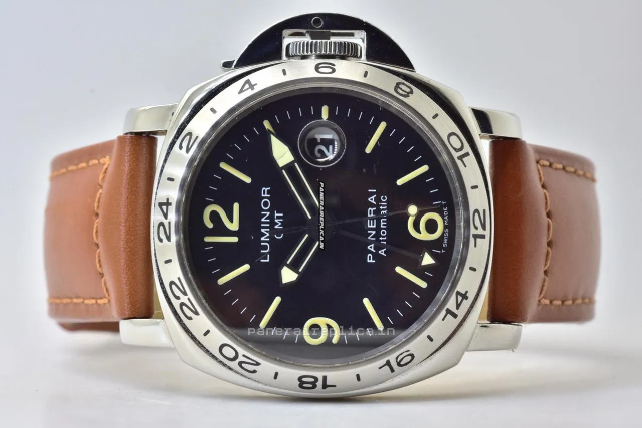 Amazing Fakes Panerai Luminor Gmt Automatic 44mm Steel Case Mens/unisex Automatic Watch