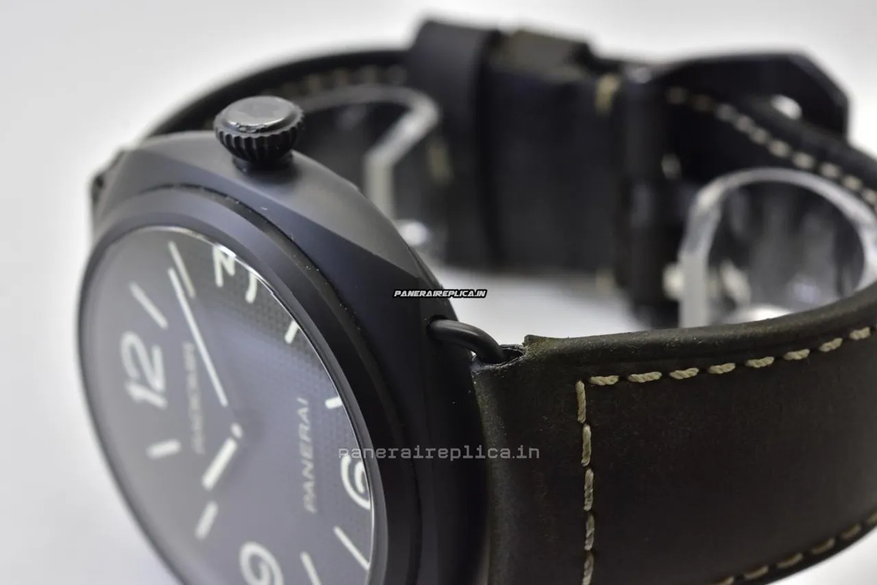 Alternative view of High-end Copy Panerai Radiomir Black Seal 45mm Steel Case Mens/unisex Manual Winding Watch