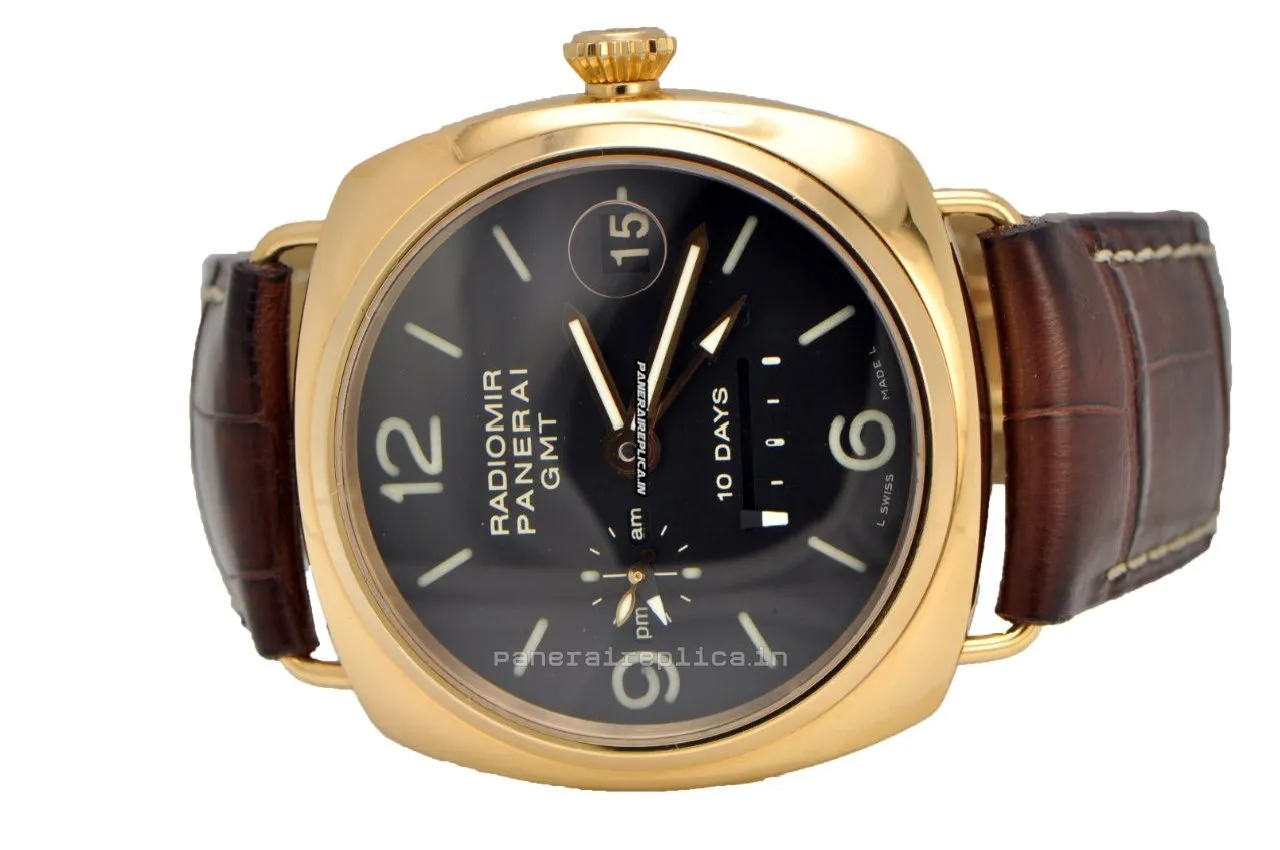 Alternative view of Fantastic Copies Panerai Special Editions 45mm Rose Gold Case Mens/unisex Automatic Watch