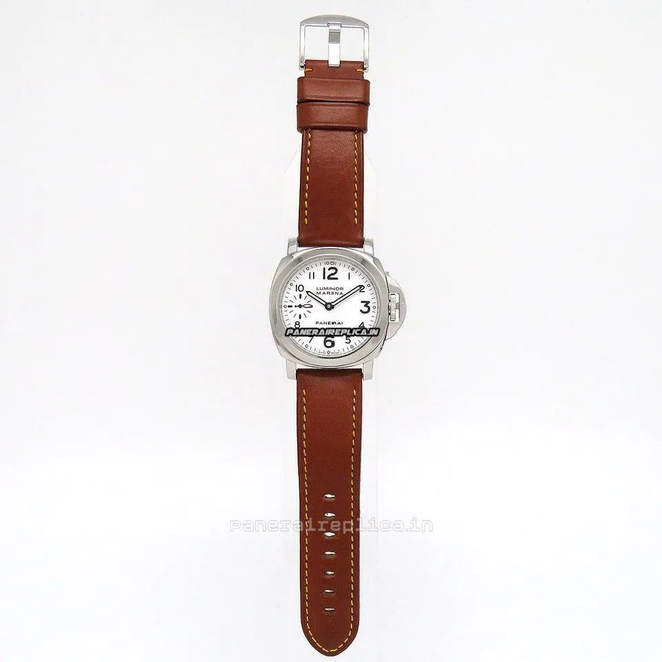 Alternative view of Affordable Copies Panerai Luminor Marina 44mm Steel Case Mens/unisex Manual Winding Watch