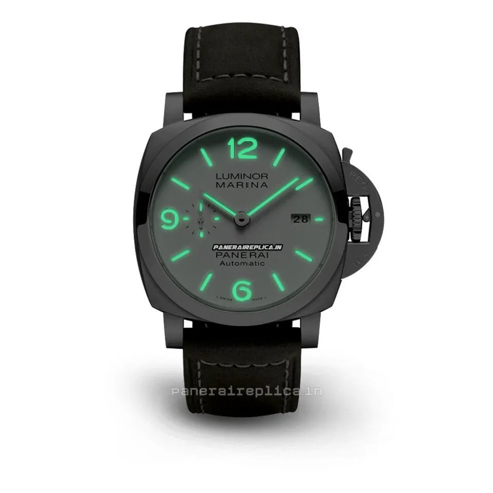 Alternative view of 1:1 Clone Panerai Luminor Marina 44mm Steel Case Mens/unisex Automatic Watch