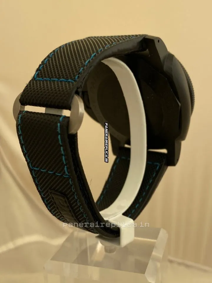Alternative view of Inexpensive Fakes Panerai Luminor Submersible 47mm Carbon Case Mens/unisex Automatic Watch