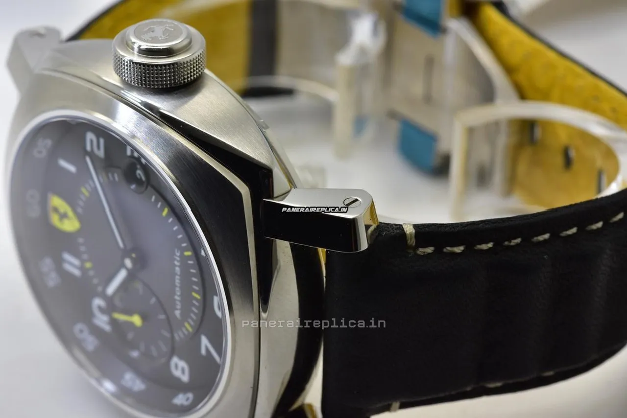 Alternative view of Defect Knockoff Panerai Ferrari 45mm Steel Case Mens/unisex Automatic Watch