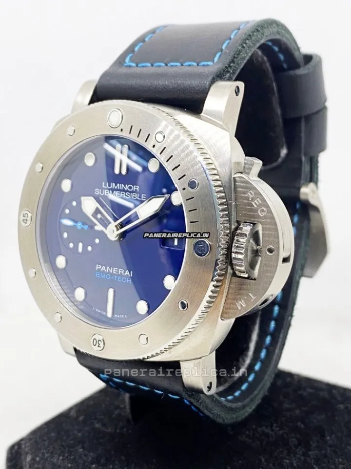Alternative view of Stylish Replica Panerai Luminor Submersible 47mm Titanium Case Mens/unisex Automatic Watch