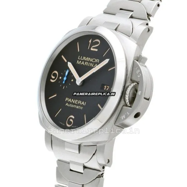 Alternative view of Nice Replica Panerai Luminor Marina 44mm Steel Case Automatic Watch