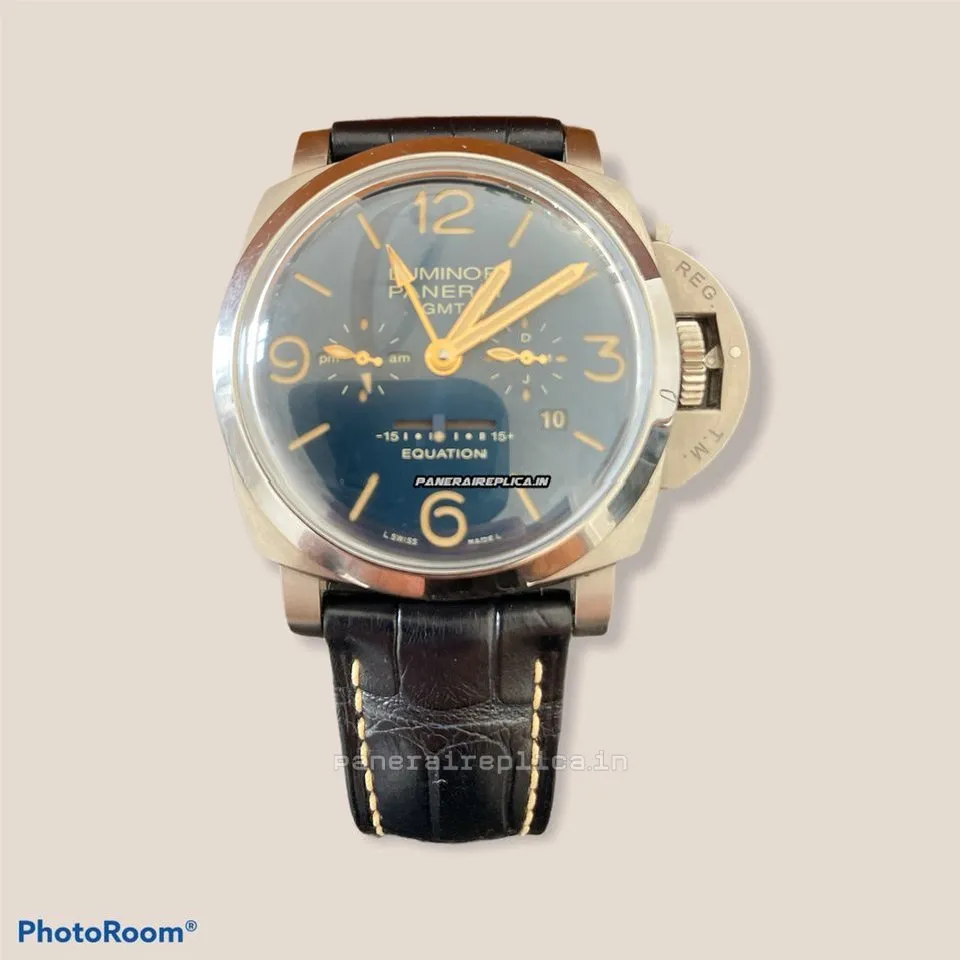 Alternative view of Popular Fakes Panerai Luminor 1950 47mm Titanium Case Mens/unisex Manual Winding Watch