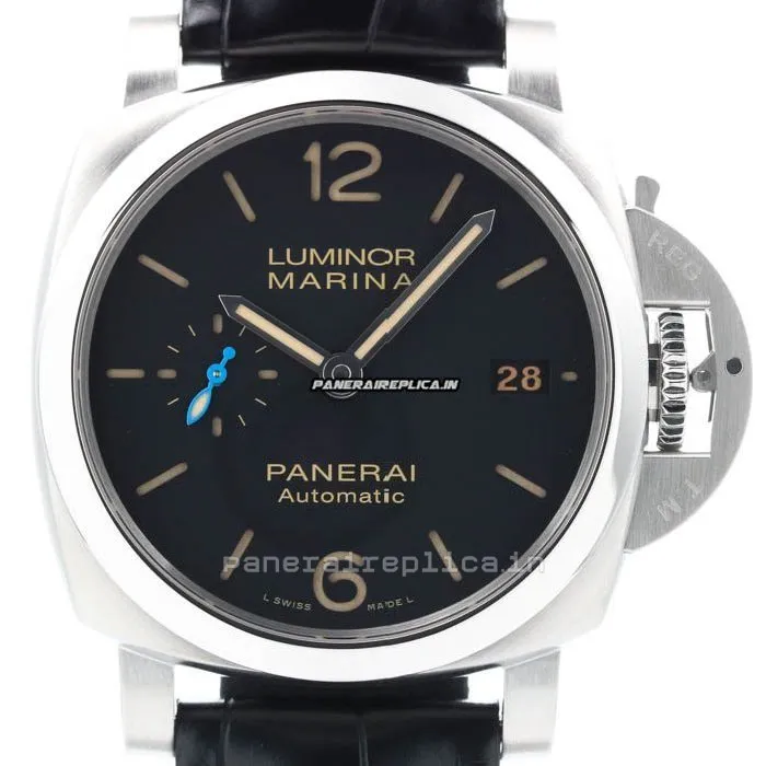 Alternative view of Suitable Fake Panerai Luminor Marina 42mm Steel Case Mens/unisex Automatic Watch