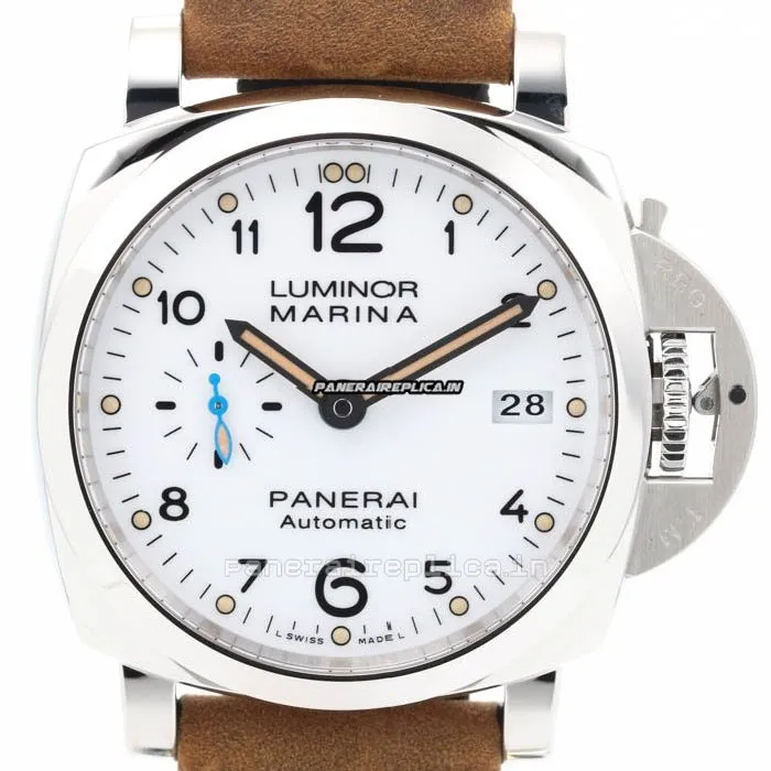 Alternative view of Defect Replica Panerai Luminor Marina 44mm Steel Case Mens/unisex Automatic Watch