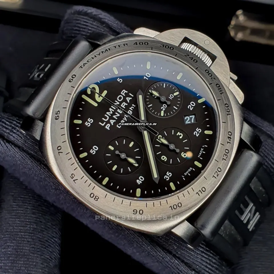 Inexpensive Replica Panerai Luminor Chrono 44x51mm Steel Case Mens/unisex Automatic Watch
