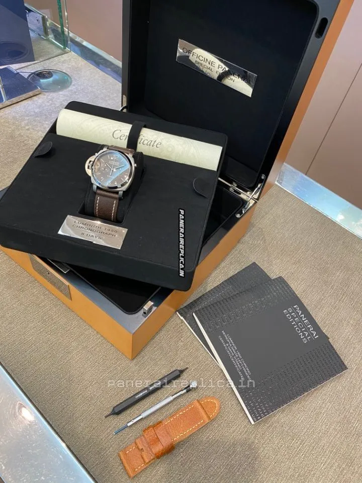 Alternative view of Lovely Copy Panerai Panerai Watches Titanium Case Mens/unisex Manual Winding Watch