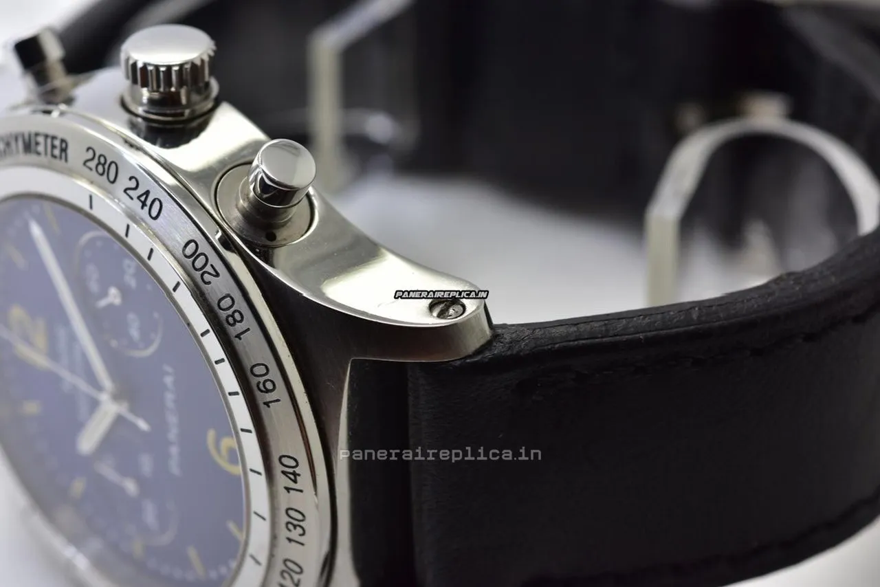 Alternative view of Durable Clone Panerai Mare Nostrum 42mm Steel Case Manual Winding Watch