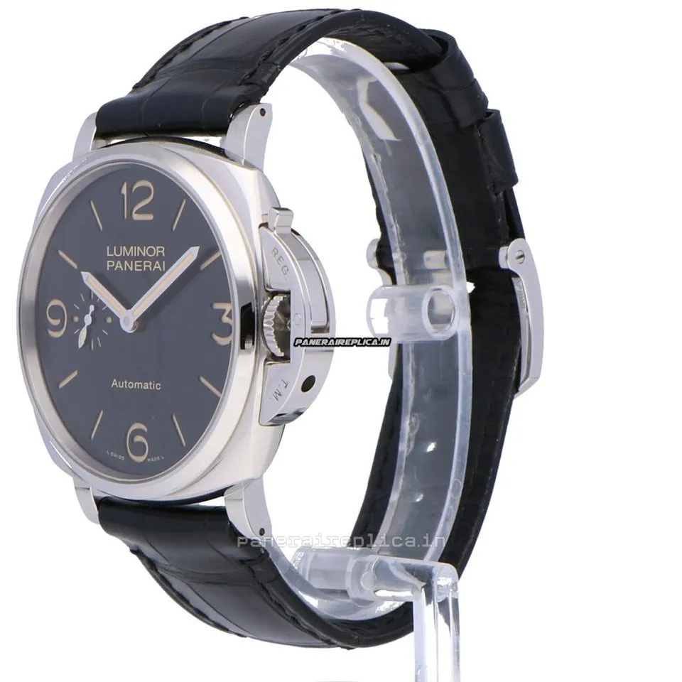 Alternative view of Beautiful Copies Panerai Luminor Due 45mm Steel Case Mens/unisex Automatic Watch