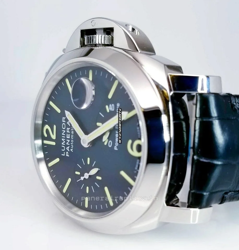 Alternative view of Swiss Replicas Panerai Luminor Power Reserve 44mm Steel Case Mens/unisex Automatic Watch
