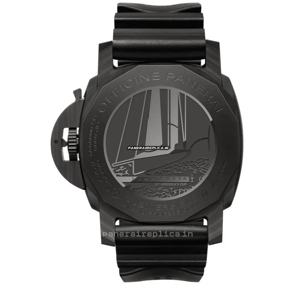 Alternative view of Swiss Copies Panerai Panerai Watches 47mm Carbon Case Mens/unisex Automatic Watch